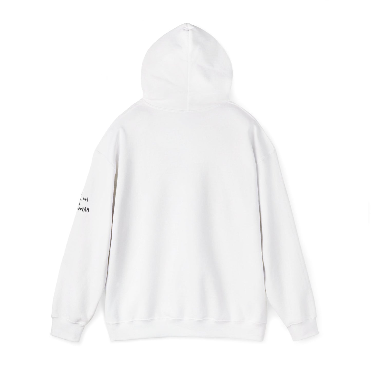 HIP HOP IS THE WAY HOUSE IS THE FEELING (White Hoodie)