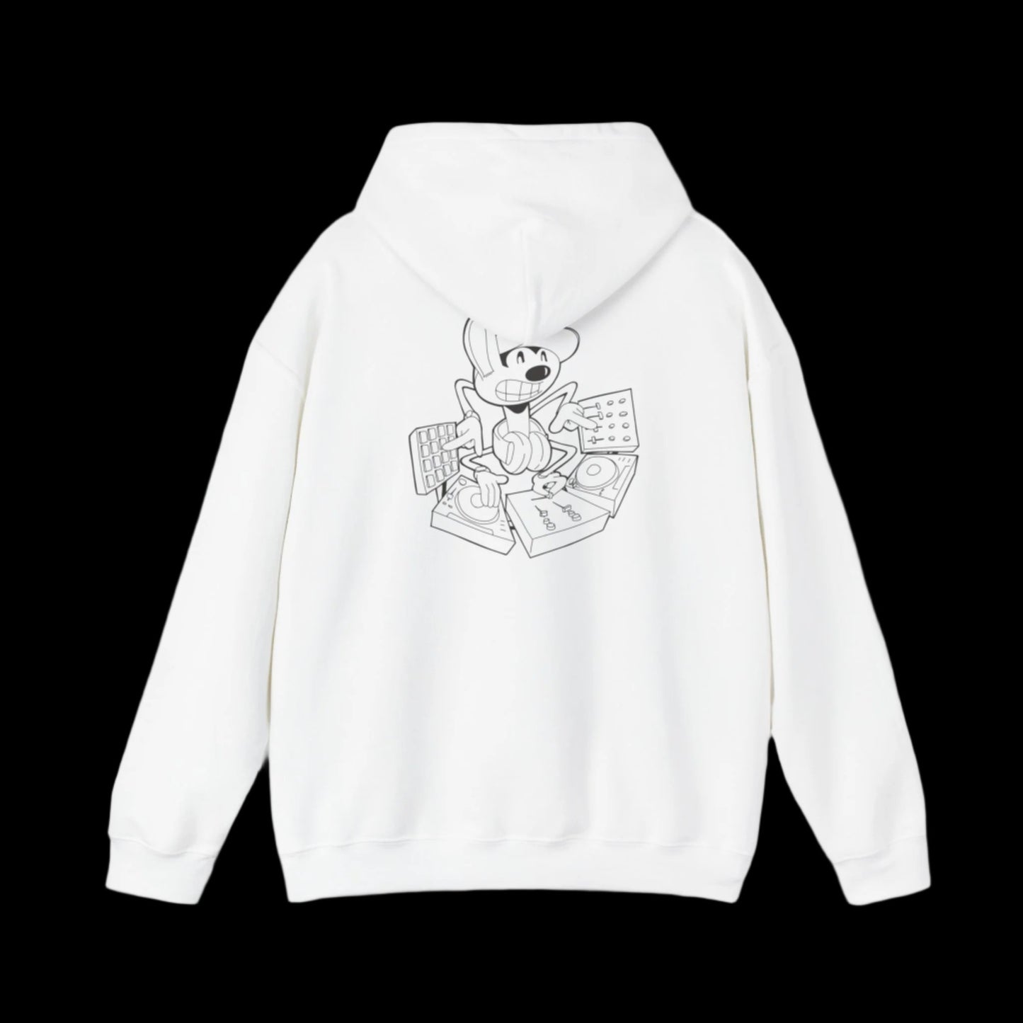 Pachinco Live in the Lab: White Hoodie Sweater