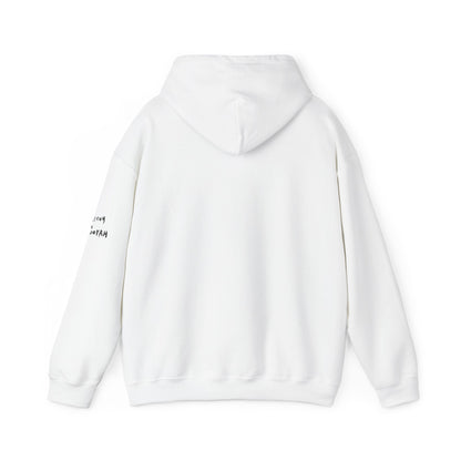 HIP HOP IS THE WAY HOUSE IS THE FEELING (White Hoodie)