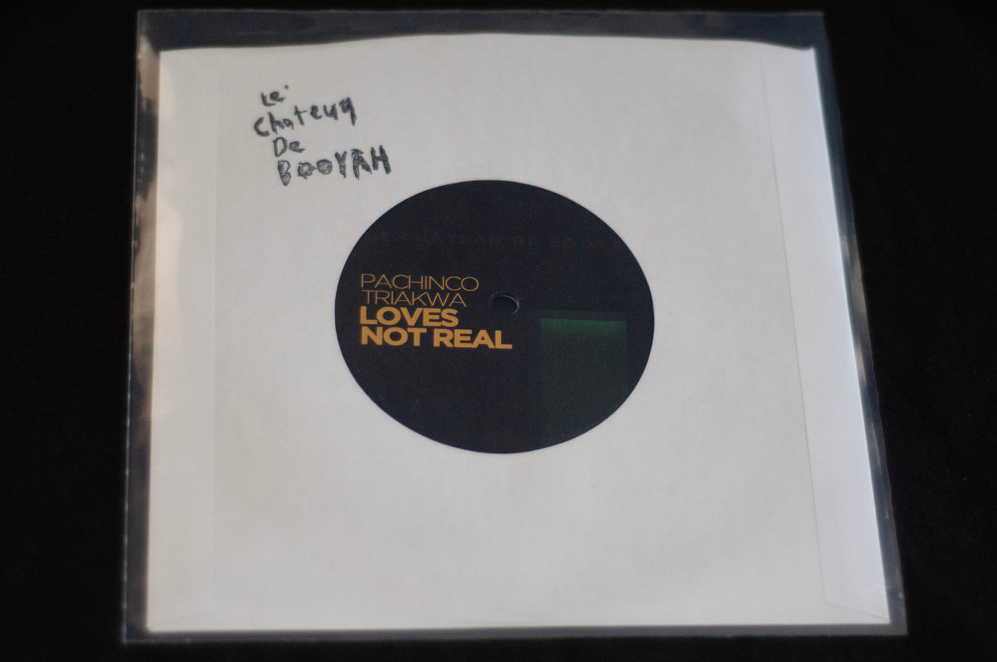 Pachinco & Triakwa - Loves Not Real / Evening Out (7" Single) back in stock [LNR-002]