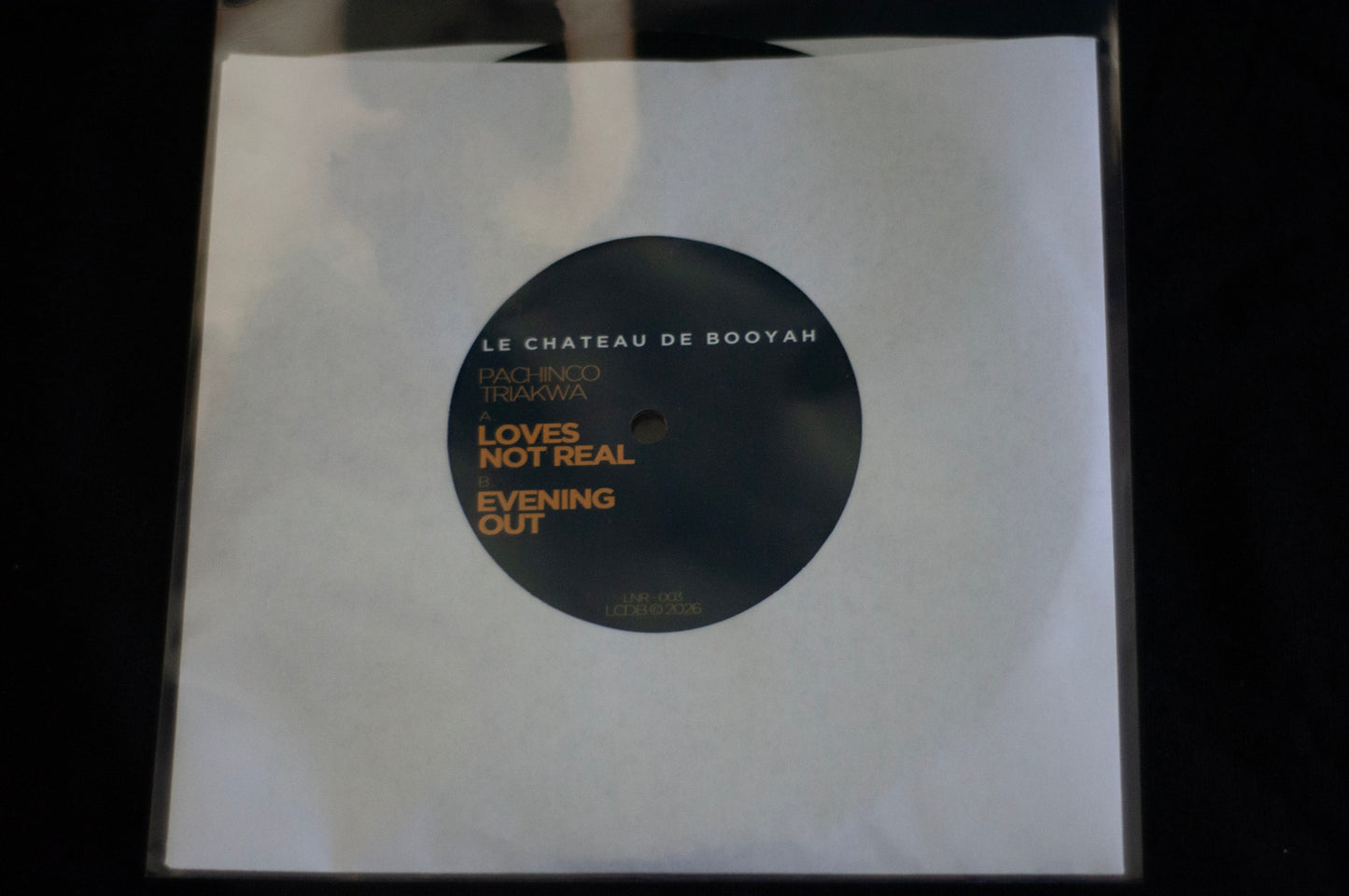 Pachinco & Triakwa - Loves Not Real / Evening Out (7" Single) Re-mastered [LNR-003]
